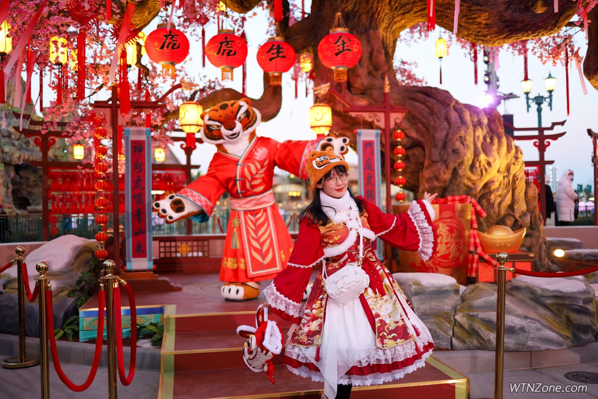 环球新春许愿树